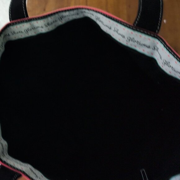 Be As You Are Glorious Shoes Embroidered Pink Tote Bag - Picture 3 of 5